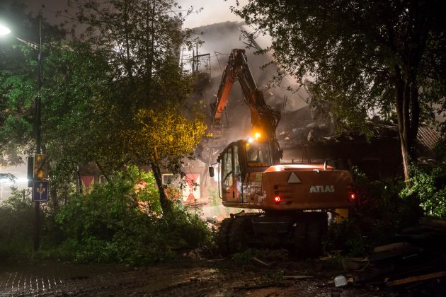 Grote woningbrand aan Laan van Brabant in Roosendaal
