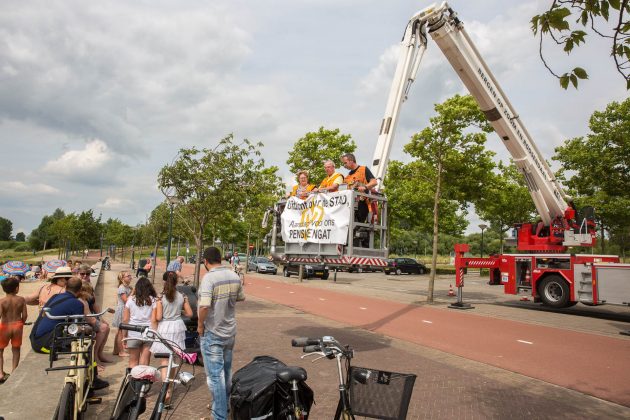 Brandweer Bergen op Zoom vraagt aandacht voor pensioengat met mooi uitzicht over de stad
