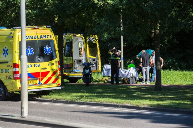 Scooterrijder zwaargewond bij ongeval aan de Wouwbaan in Roosendaal