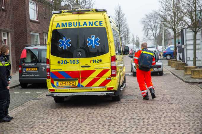 Man gewond na val van trap in woning Bergen op Zoom