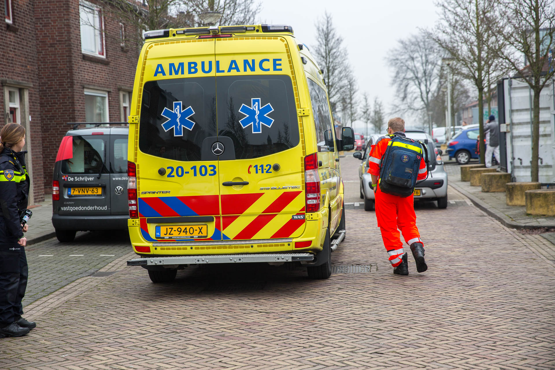 Man gewond na val van trap in woning Bergen op Zoom