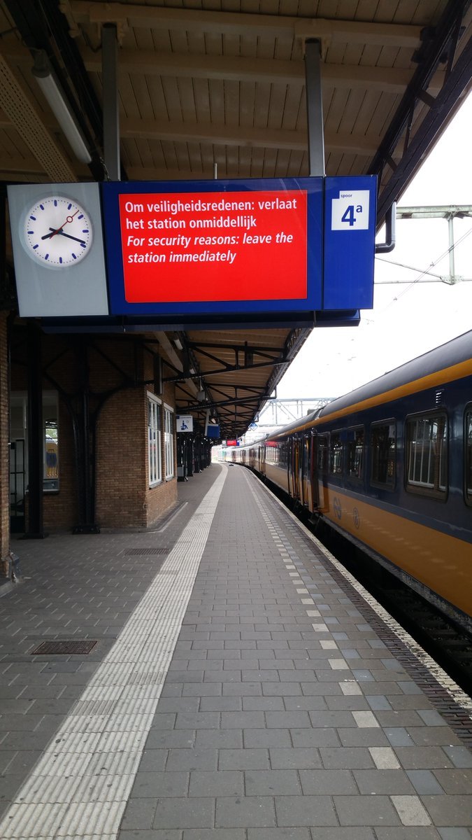 Man uit Schiedam roept in trein dat hij bom laat ontploffen