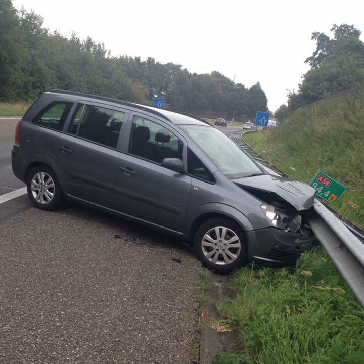 Getuigen gezocht van ongeval op A58 bij Roosendaal