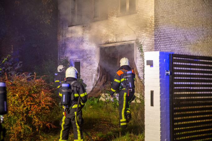 Brand in leegstaande woning aan Wouwseweg in Roosendaal