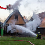 Uitslaande brand bij woning in Sint Willebrord