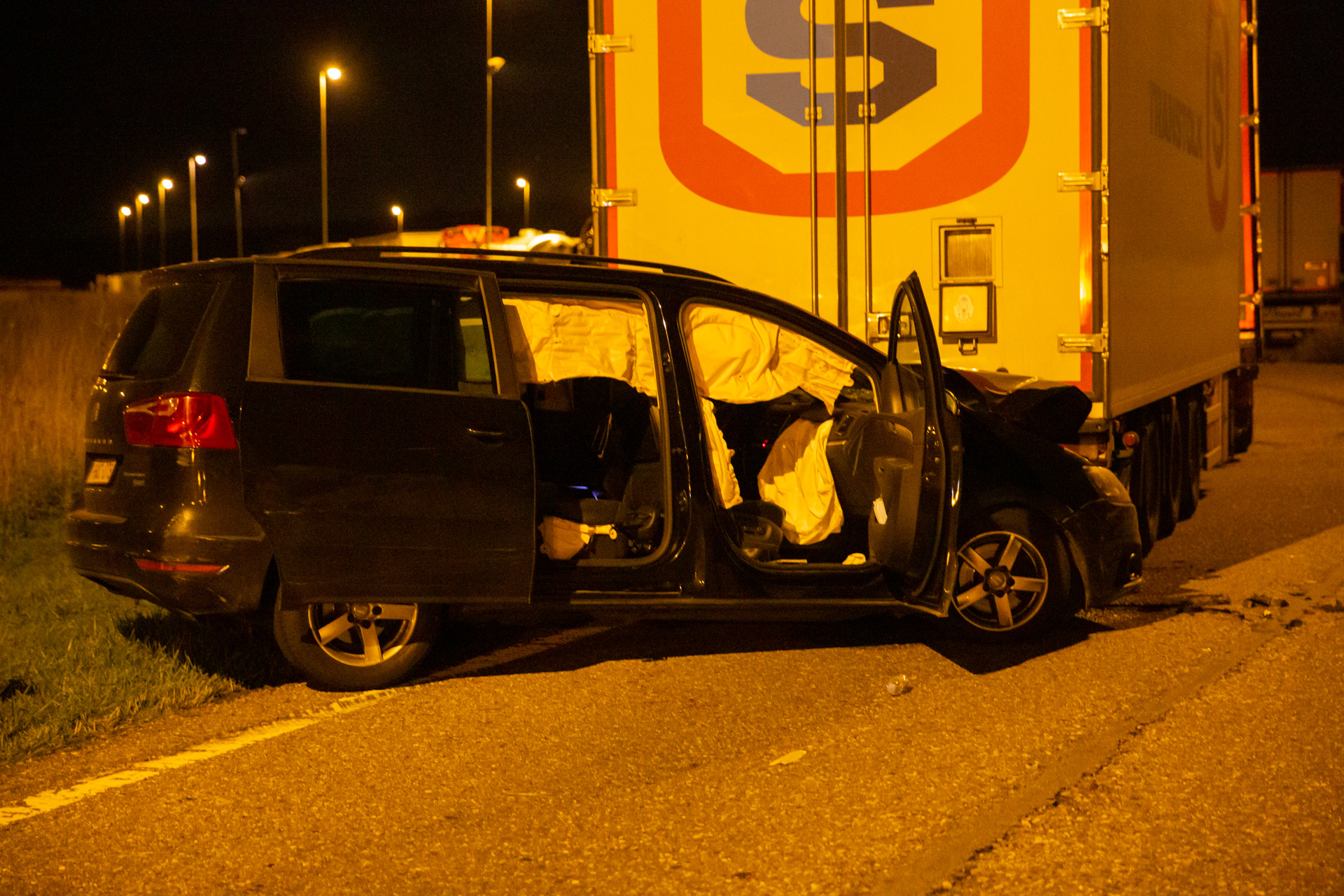 Vijf gewonden na ongeval op A4 bij Ossendrecht