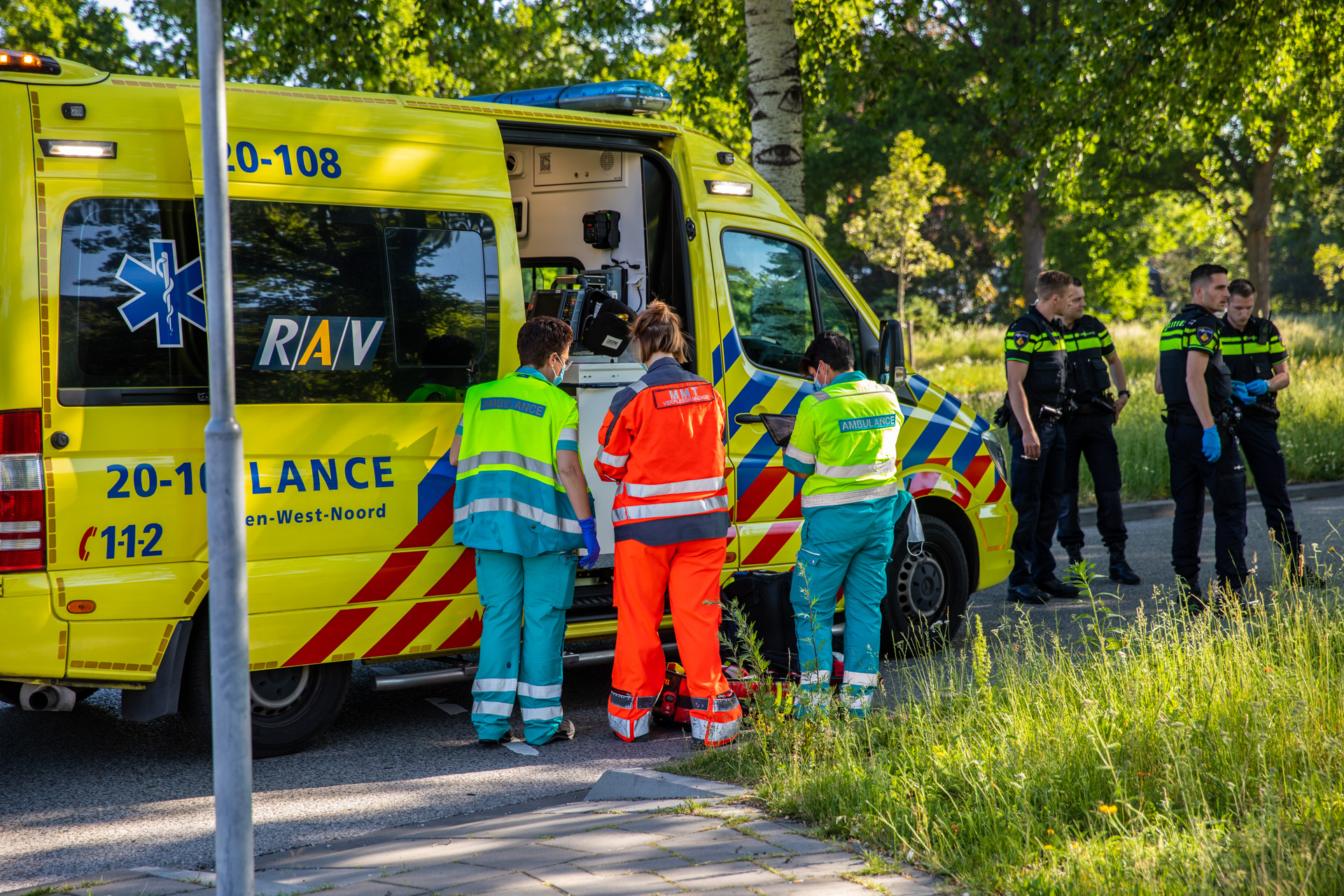Fietser zwaargewond bij aanrijding in Roosendaal