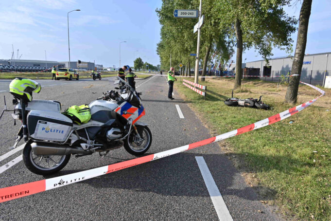 Motorrijder overleden bij ongeluk in Moerdijk