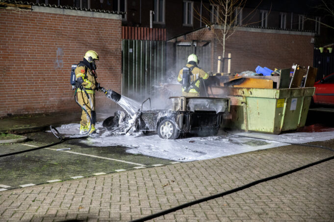Brommobiel uitgebrand in Etten-Leur