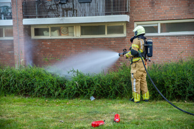 Plantenbak veroorzaakt brand in Roosendaal